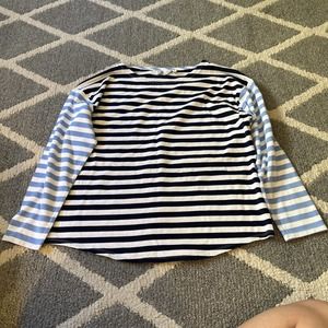 Vineyard Vines Women’s Mixed Stripe‎ Knit Top Relaxed Fit Nautical Shirt Size S